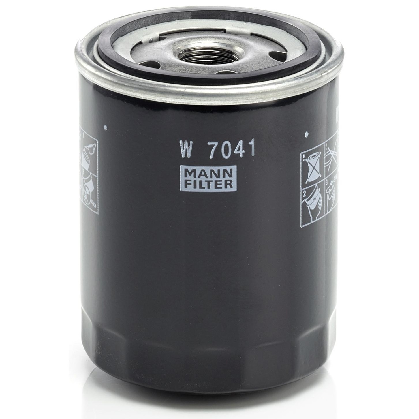 Filtro Blindado de Óleo Lubrificante para Nissan Maxima e Sentra - Mann-Filter - W7041
