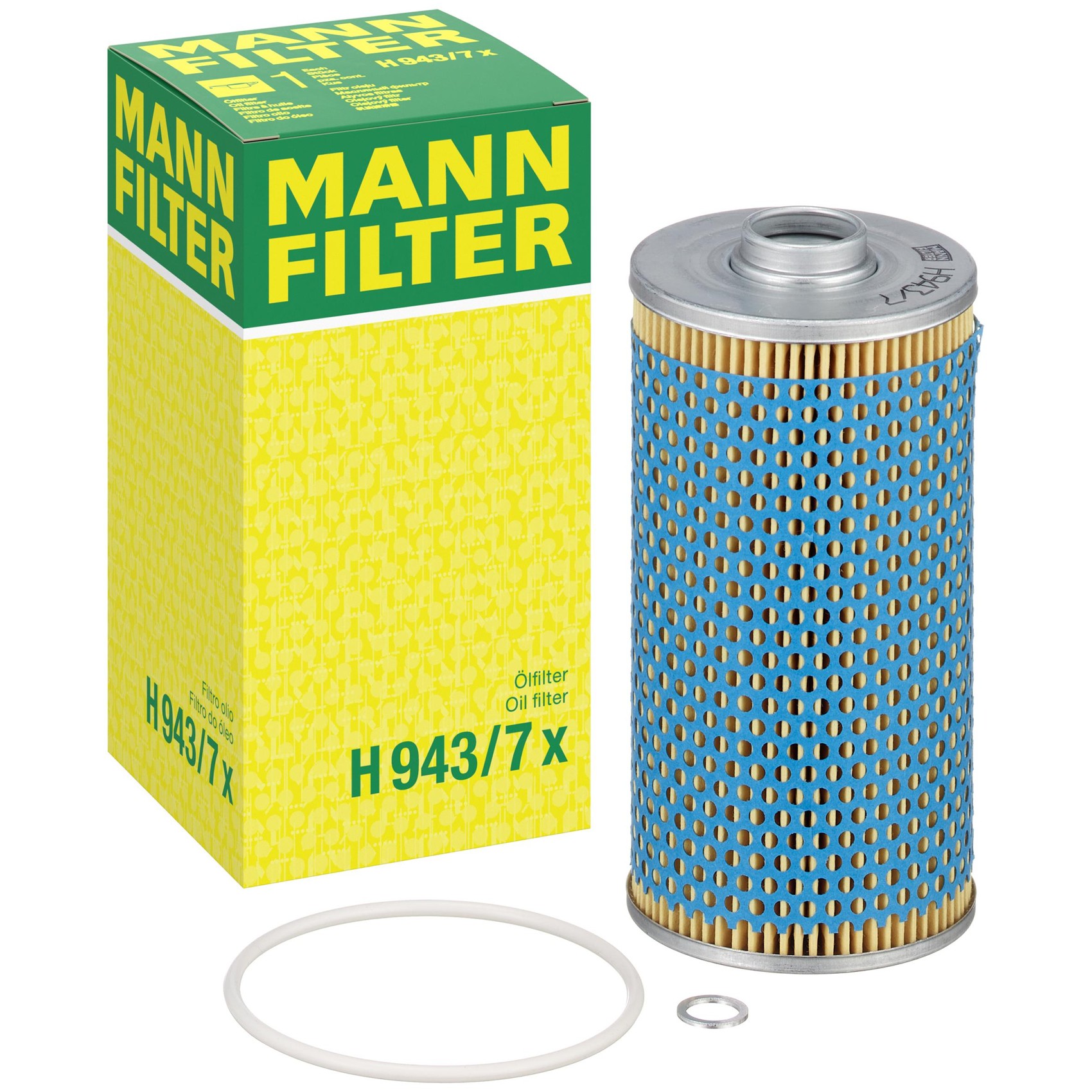 Filtro de Óleo Lubrificante - Mann-Filter - H943/7x