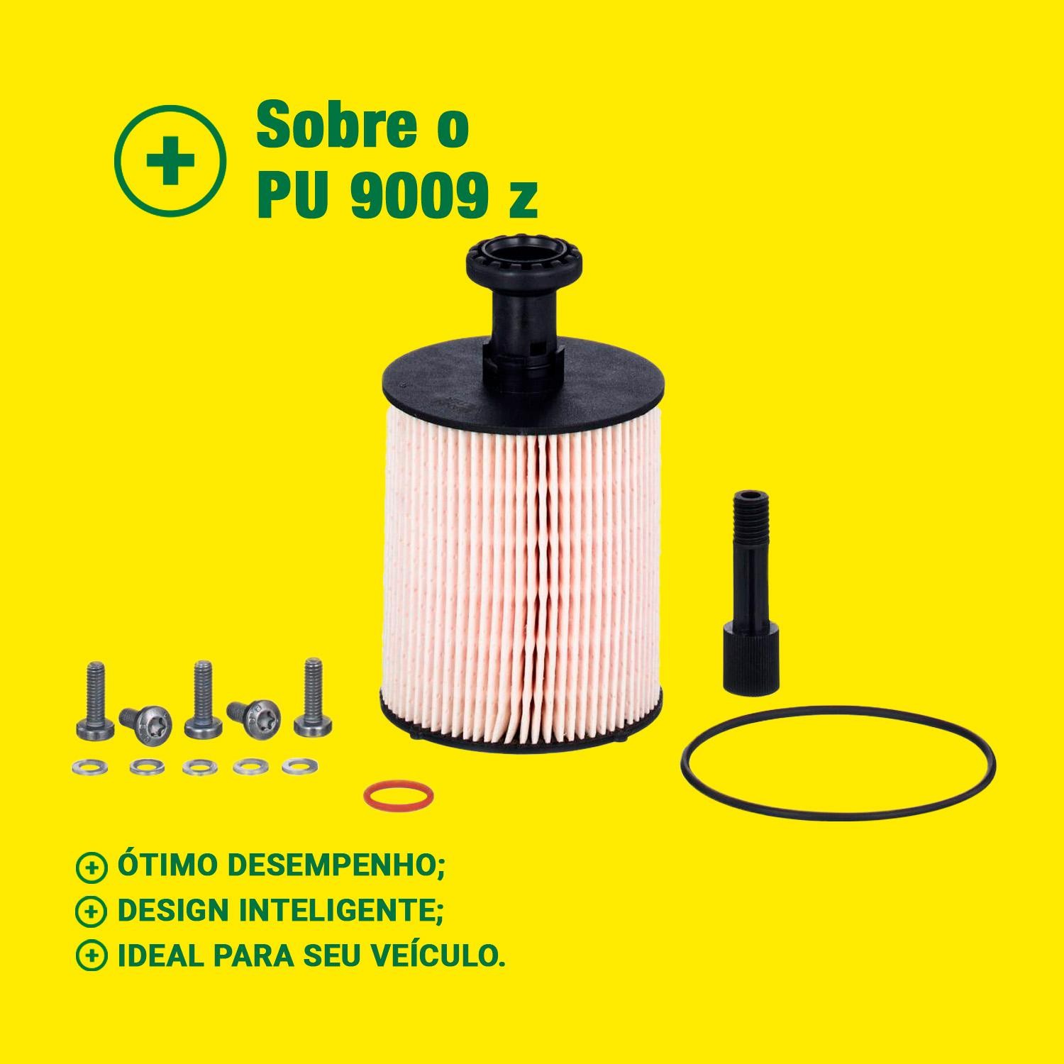 Filtro de Combustível para Nissan Frontier Renault Master - Mann-Filter - PU9009zKIT
