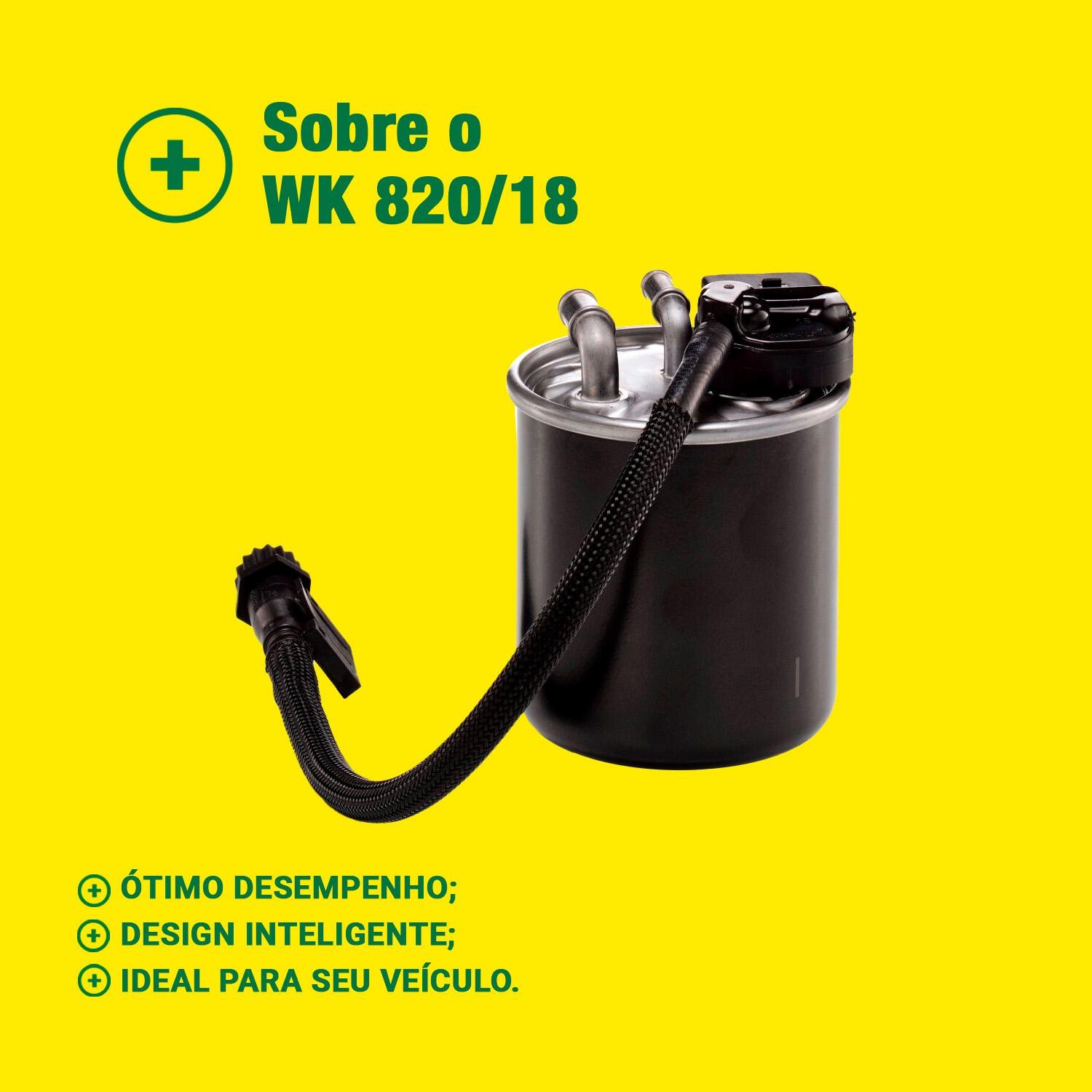 Filtro Blindado de Combustível - Mann-Filter - WK820/18