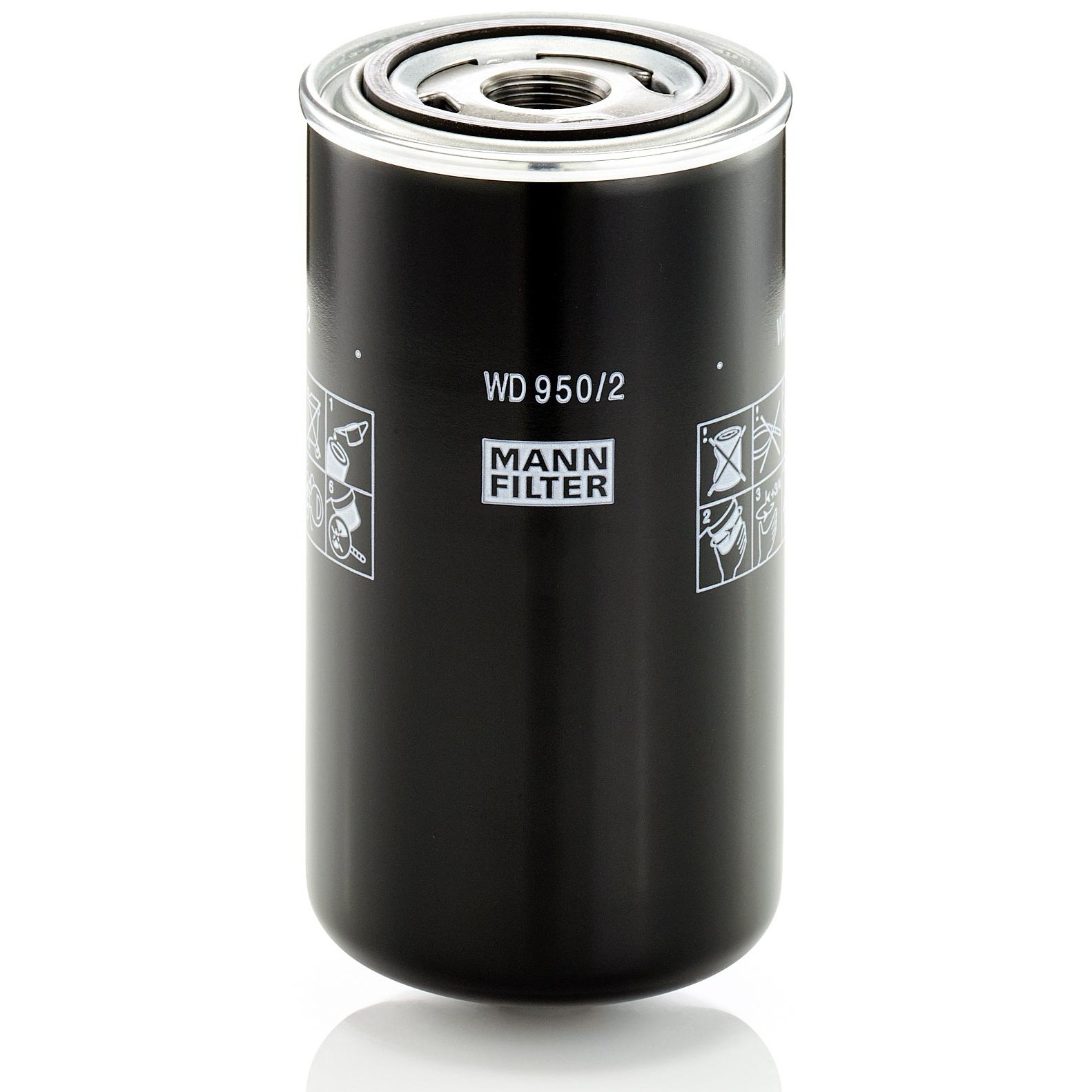 Filtro Blindado de Óleo Hidráulico - Mann-Filter - WD950/2