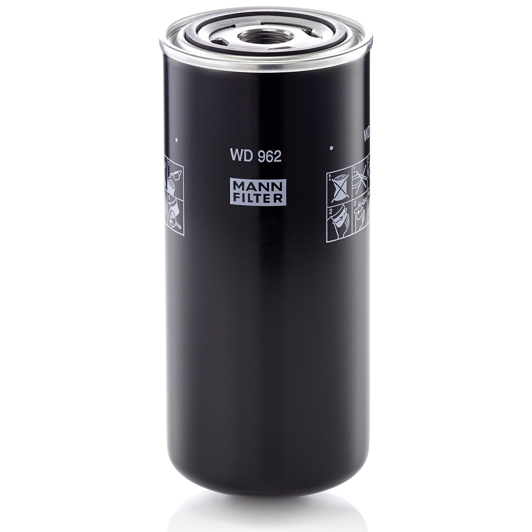 Filtro Blindado de Óleo Lubrificante - Mann-Filter - WD962
