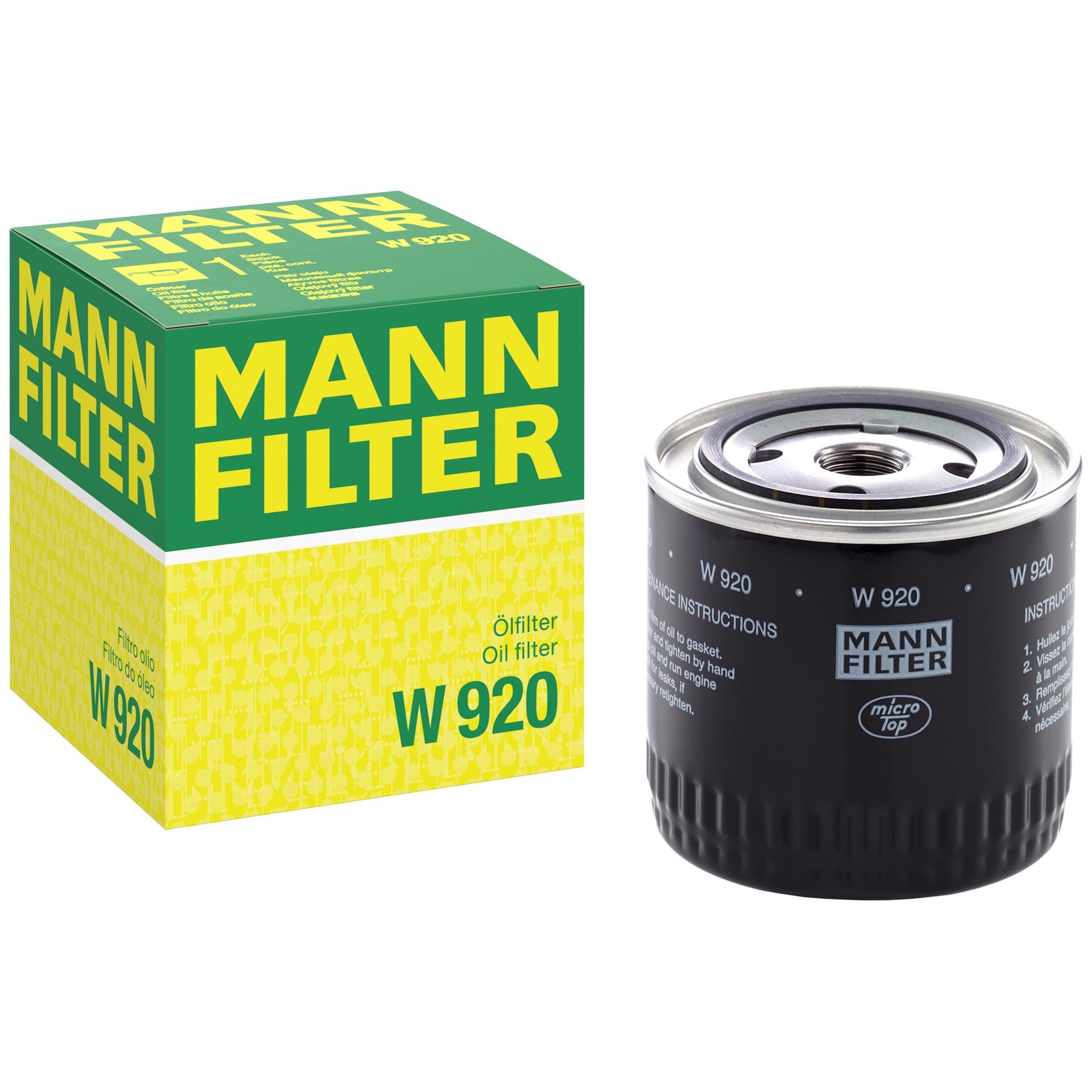 Filtro Blindado de Óleo Lubrificante - Mann-Filter - W920