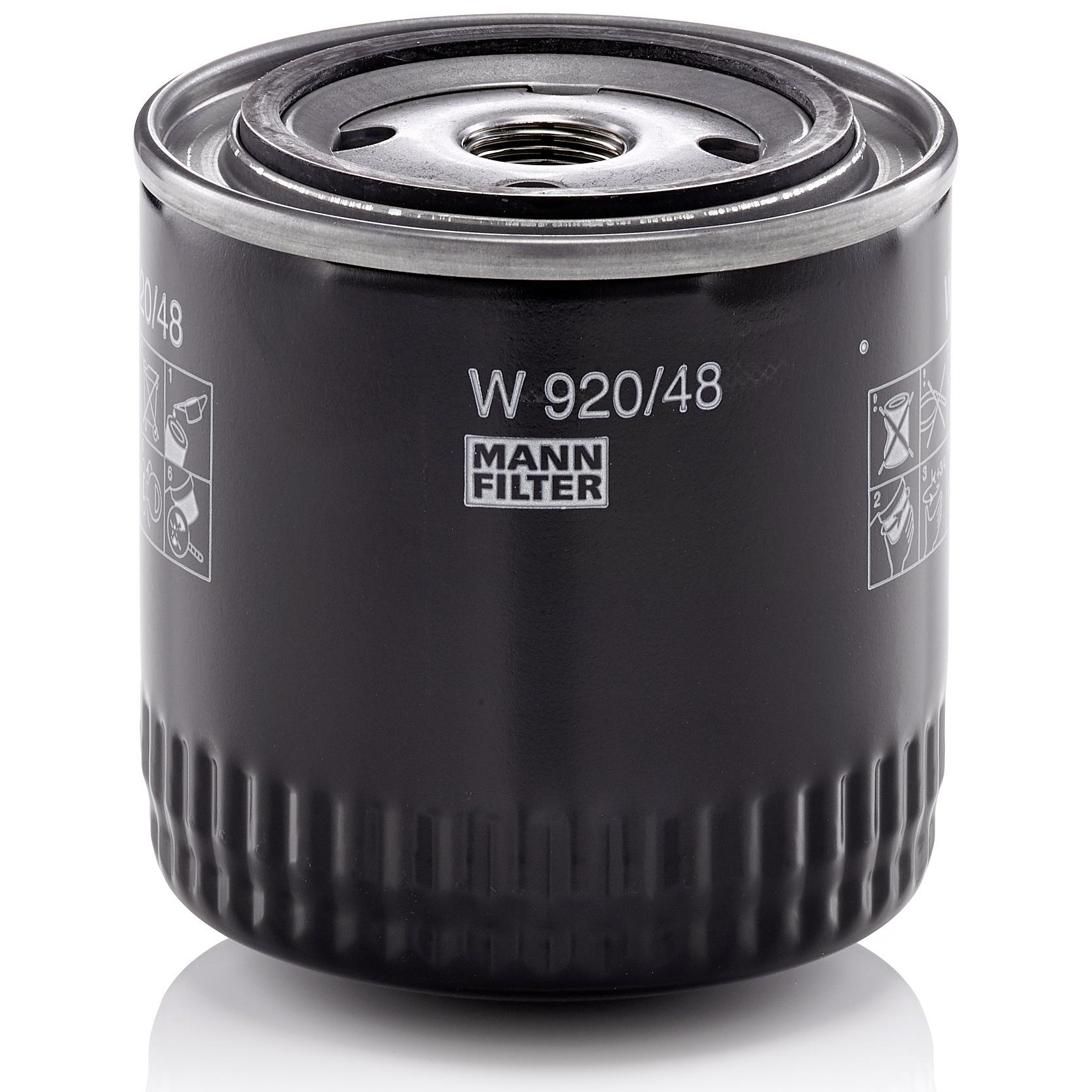 Filtro Blindado de Óleo Lubrificante para Nissan Frontier e Pathfinder - Mann-Filter - W920/48