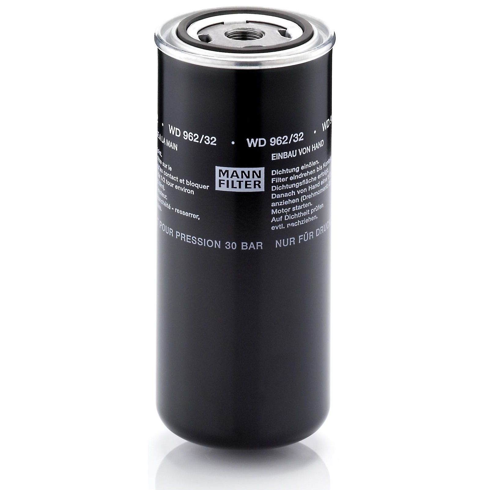 Filtro Blindado de Óleo Lubrificante - Mann-Filter - WD962/32