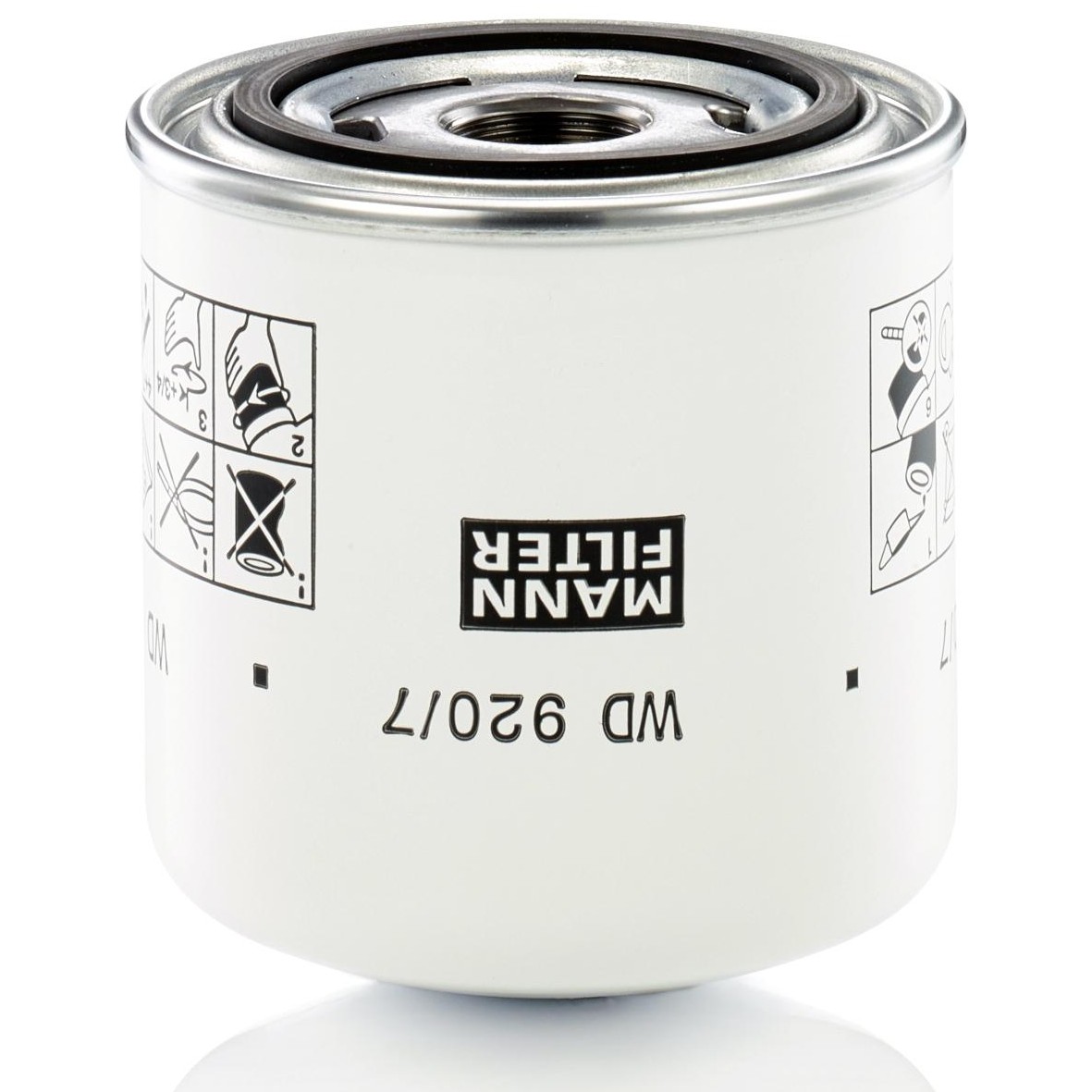 Filtro Blindado de Óleo Lubrificante - Mann-Filter - WD920/7