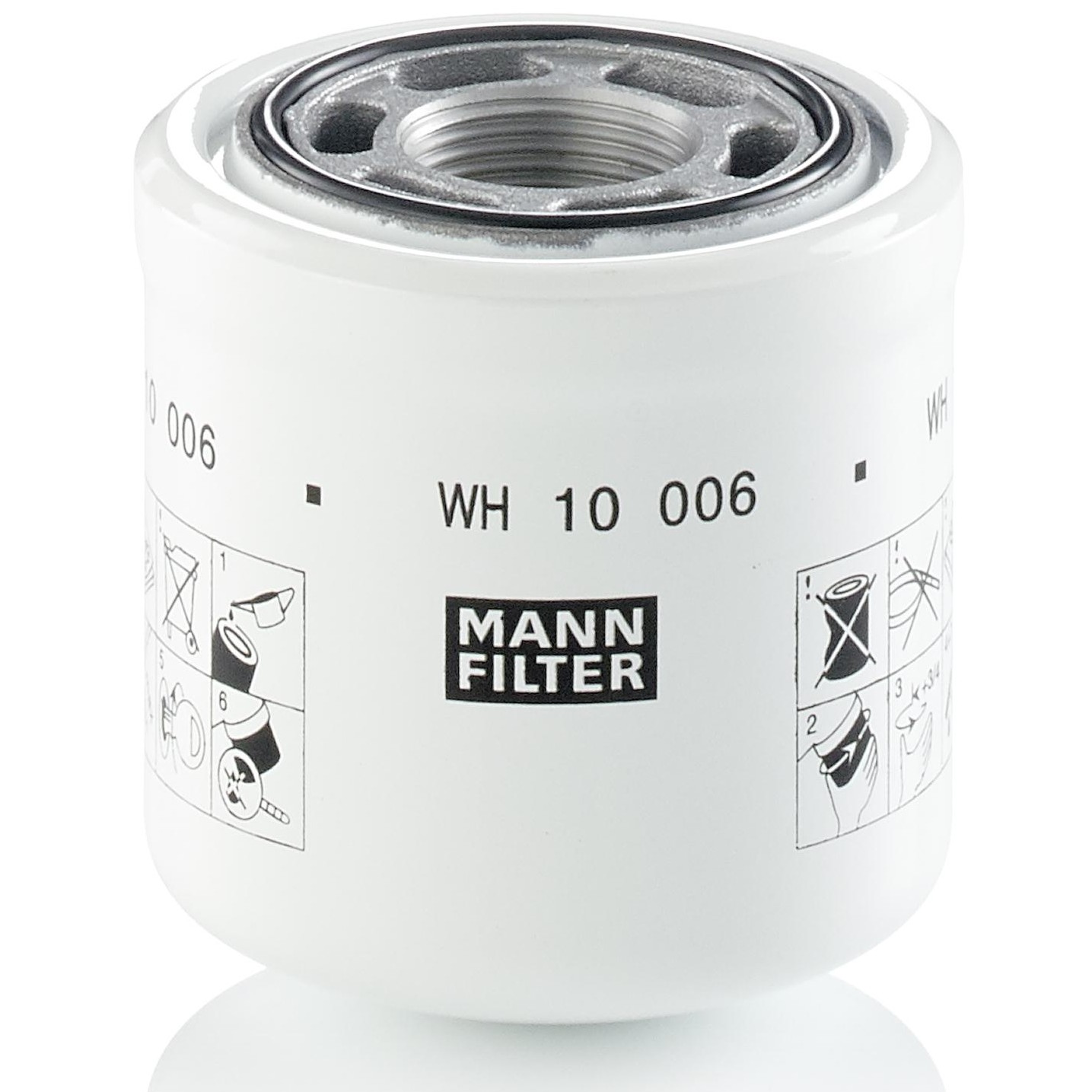 Filtro Blindado de Óleo Hidráulico - Mann-Filter - WH10006