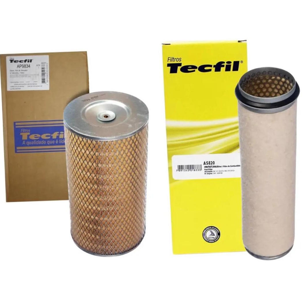 Filtro de Ar Primário e Secundário do Motor - Tecfil - AP9834KIT