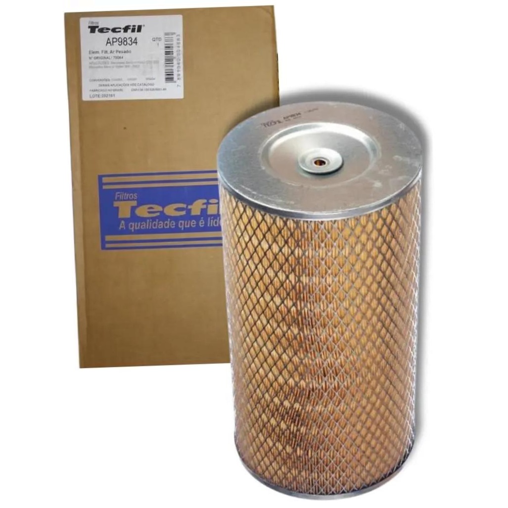 Filtro de Ar Primário e Secundário do Motor - Tecfil - AP9834KIT