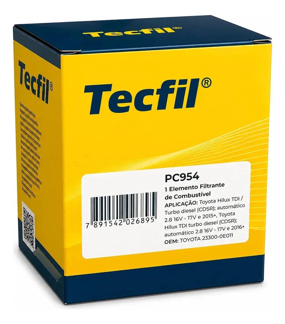 Filtro de Combustível para Toyota Hilux Sw4 - Tecfil - PC954