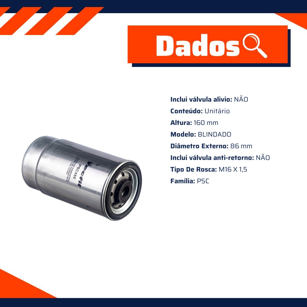 Filtro de Combustível - Tecfil - PSC455