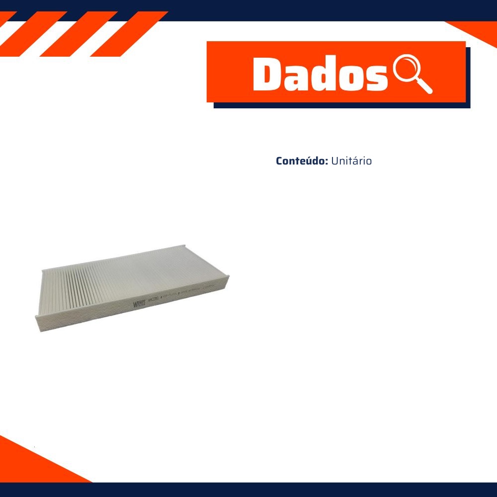 FIltro de Ar Condicionado Cabine - Wendt Parts - WAC2283
