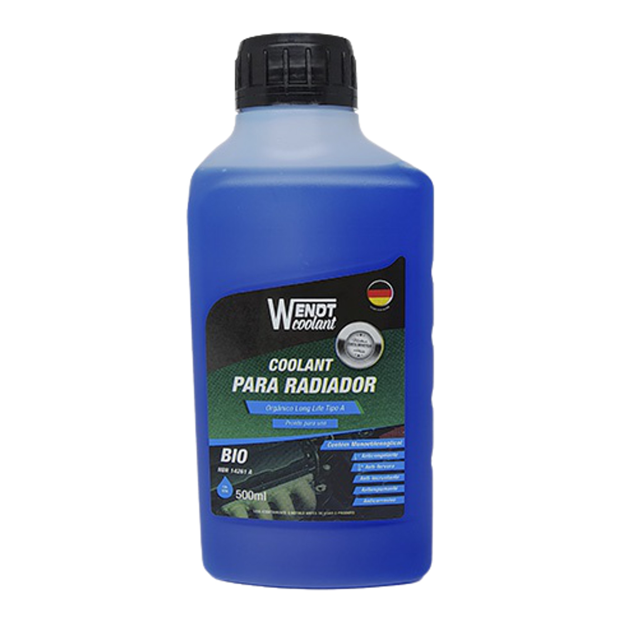 Aditivo para Radiador Coolant Bio Long Life Pronto para Uso Orgânico Azul - Wendt Parts - WNT0033