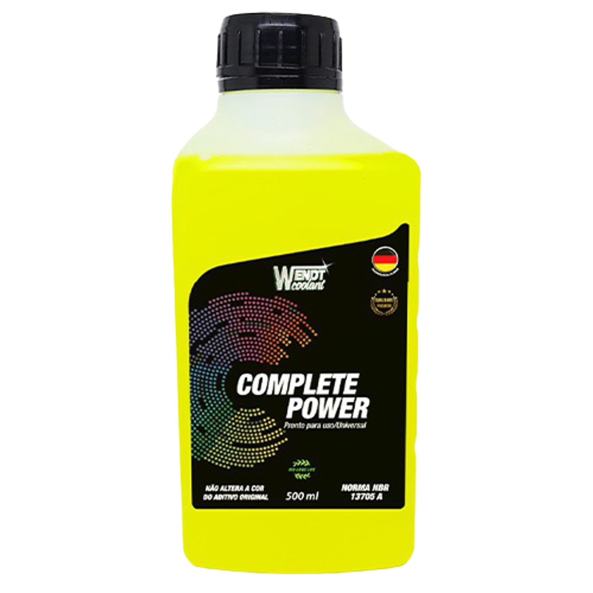 Aditivo para Radiador Coolant Complete Power Pronto para Uso Amarelo Neon - Wendt Parts - WNT1050