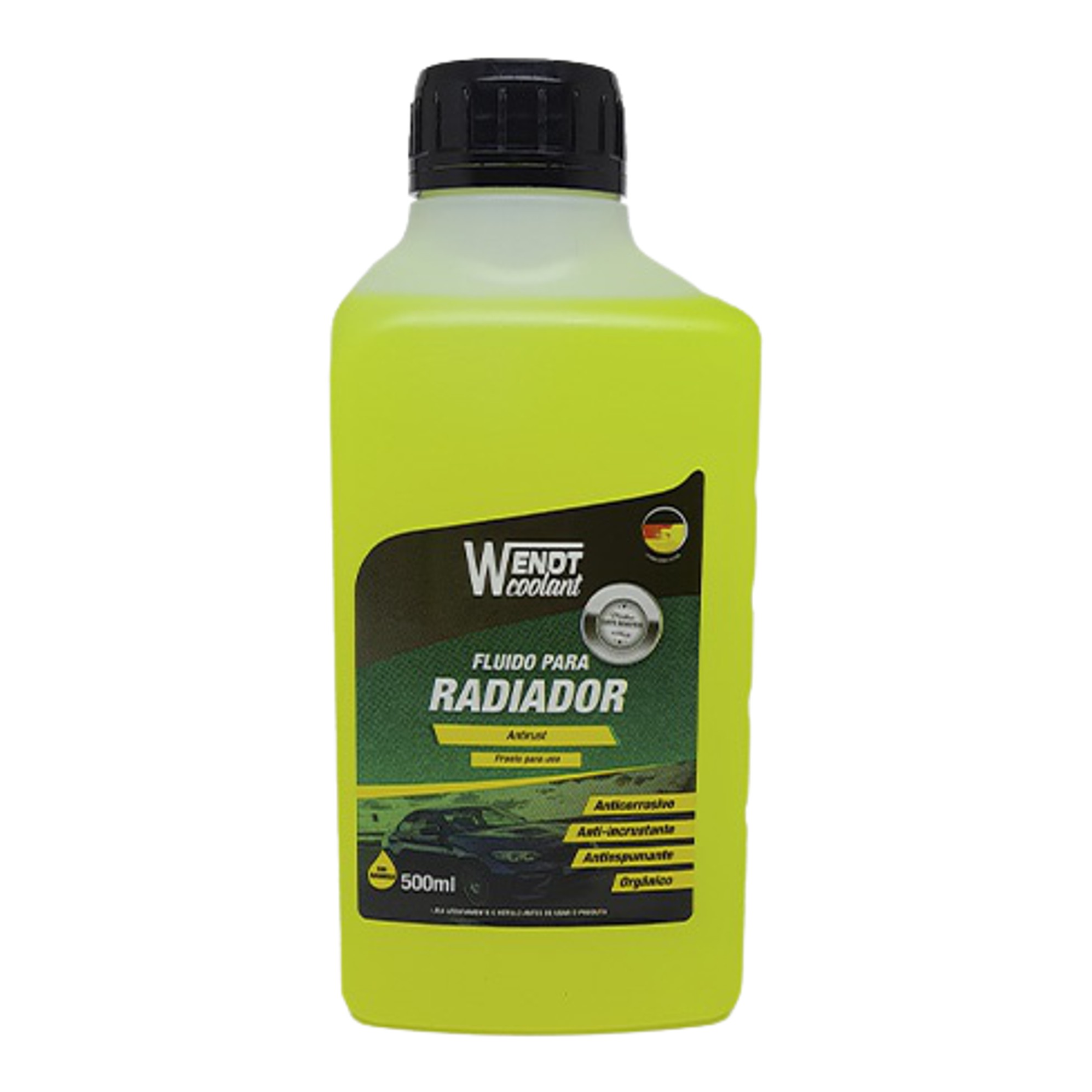Aditivo para Radiador Antirust Pronto para Uso Orgânico Amarelo - Wendt Parts - WNT0024