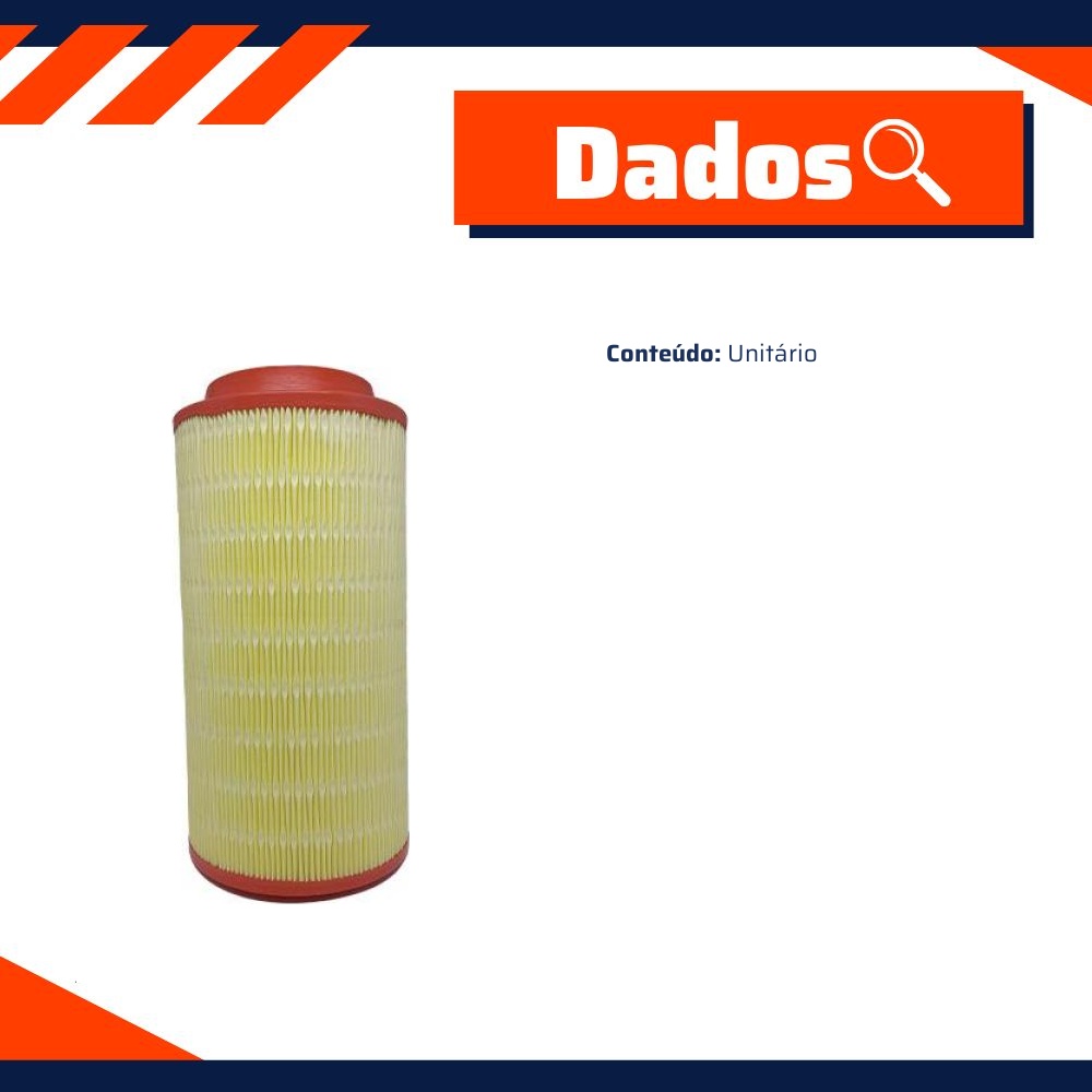 Filtro de Ar do Motor - Wendt Parts - WAR1018