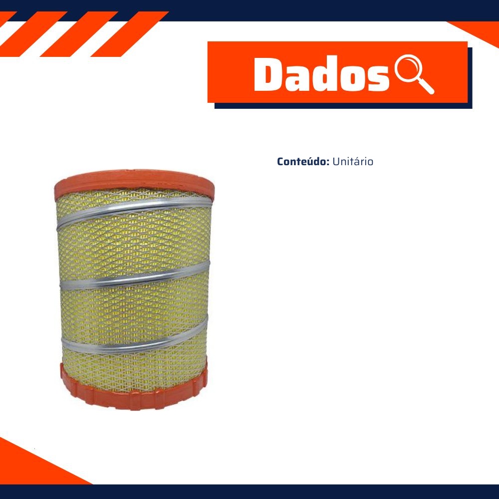 Filtro de Ar Primário do Motor - Wendt Parts - WAR1029