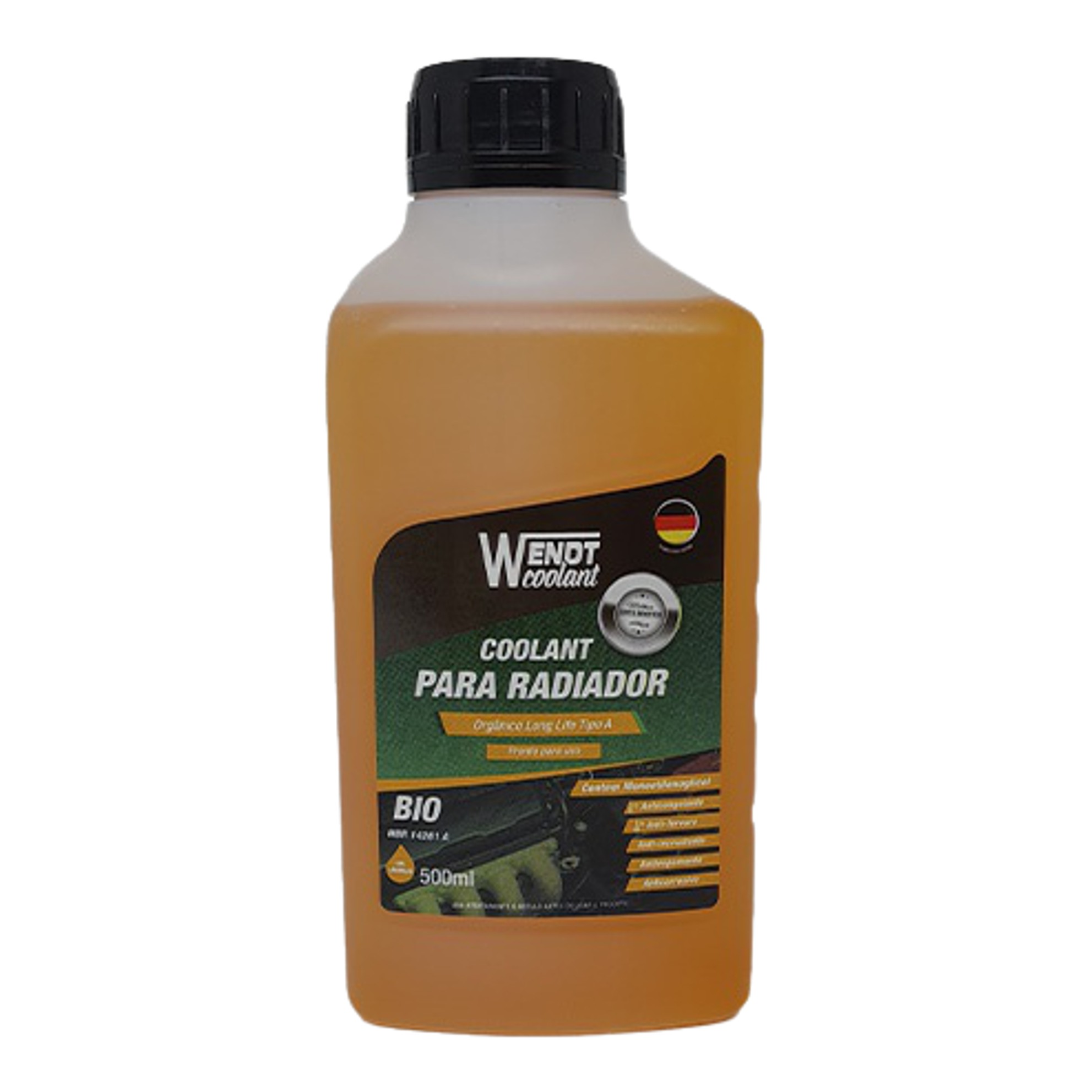 Aditivo para Radiador Coolant Bio Long Life Pronto para Uso Orgânico Laranja - Wendt Parts - WNT0035