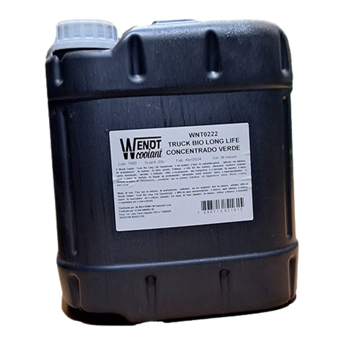 Aditivo para Radiador Coolant Truck Bio Long Life Concentrado 20L Verde - Wendt Parts - WNT0222