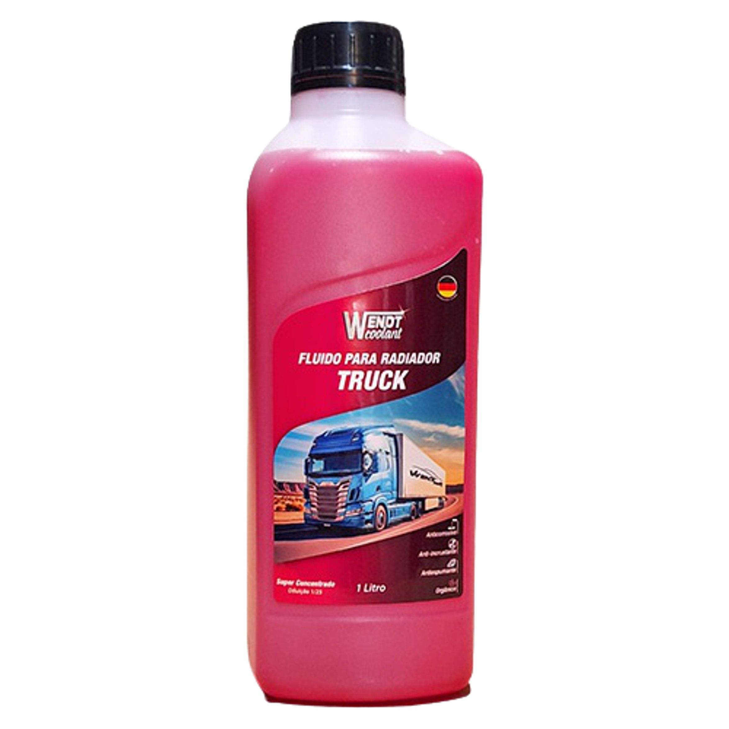 Aditivo para Radiador Antirust Truck Super Concentrado 1L Rosa - Wendt Parts - WNT0131