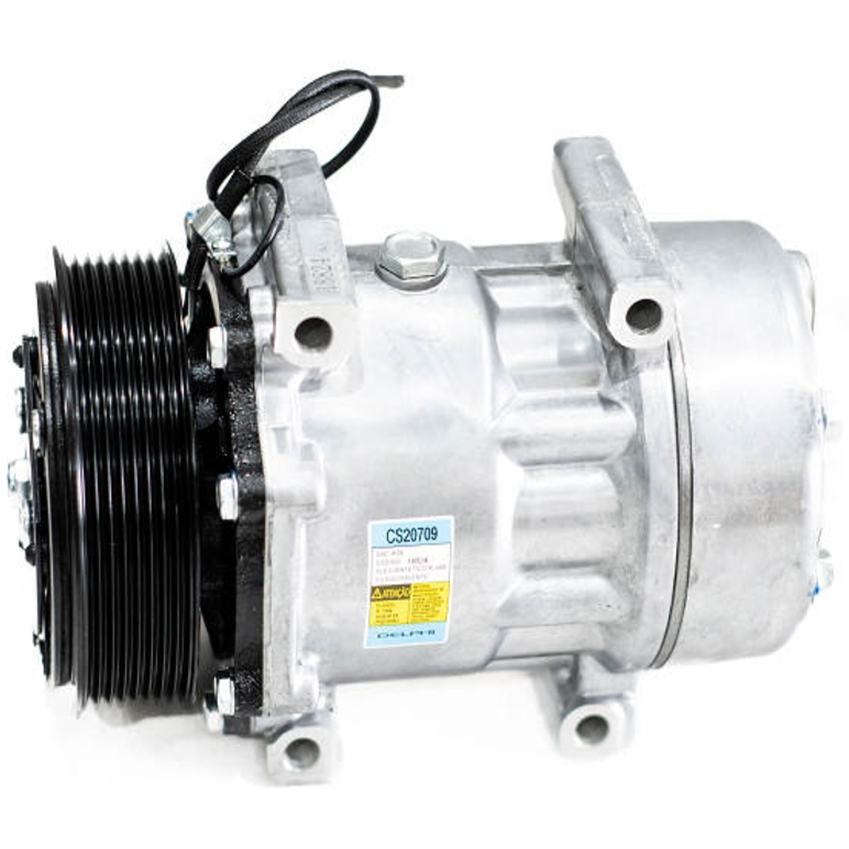 Compressor Ar Condicionado 12V Polia 119mm 8PK para New Holland CR920 - Delphi - CS20709