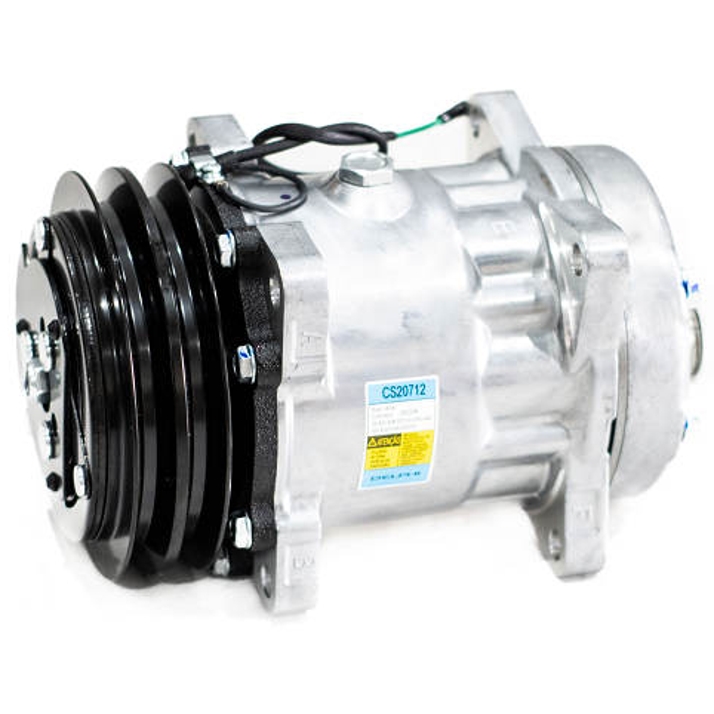 Compressor Ar Condicionado para Adaptação 24V Polia 132mm 2PK Horário - Delphi - CS20712
