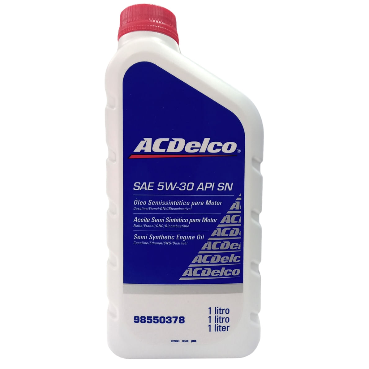 Óleo Lubrificante do Motor Semissintético 5W30 SN 1L - ACDelco - 98550378