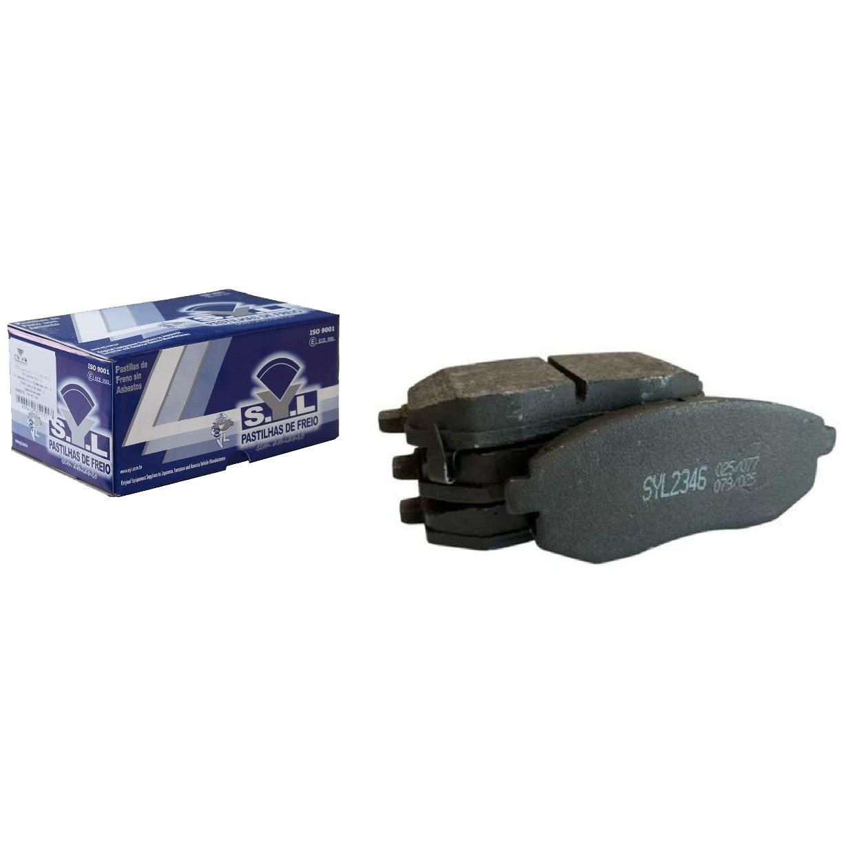 Jogo de Pastilhas de Freio Dianteira para Renault Kwid - Syl - 2346