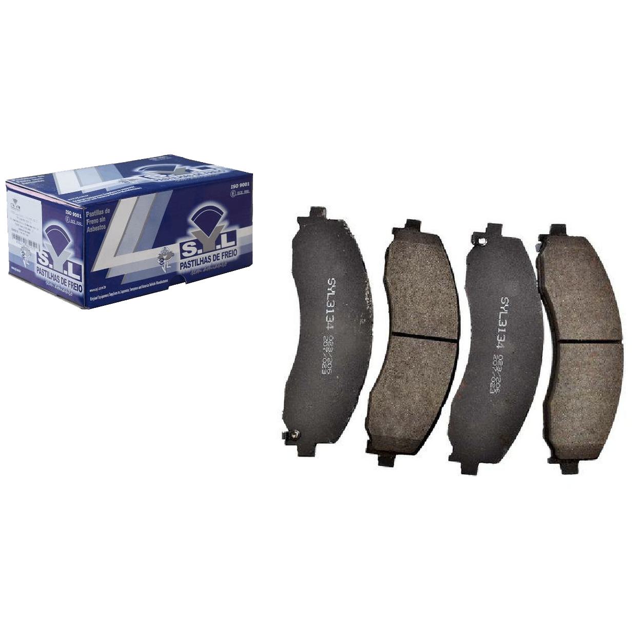 Jogo de Pastilhas de Freio Dianteira para Dodge RAM 2500 e RAM 3500 - Syl - 3134