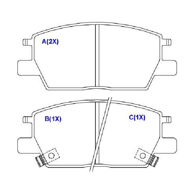 Jogo de Pastilhas de Freio Dianteira para Chevrolet Equinox - Syl - 4088