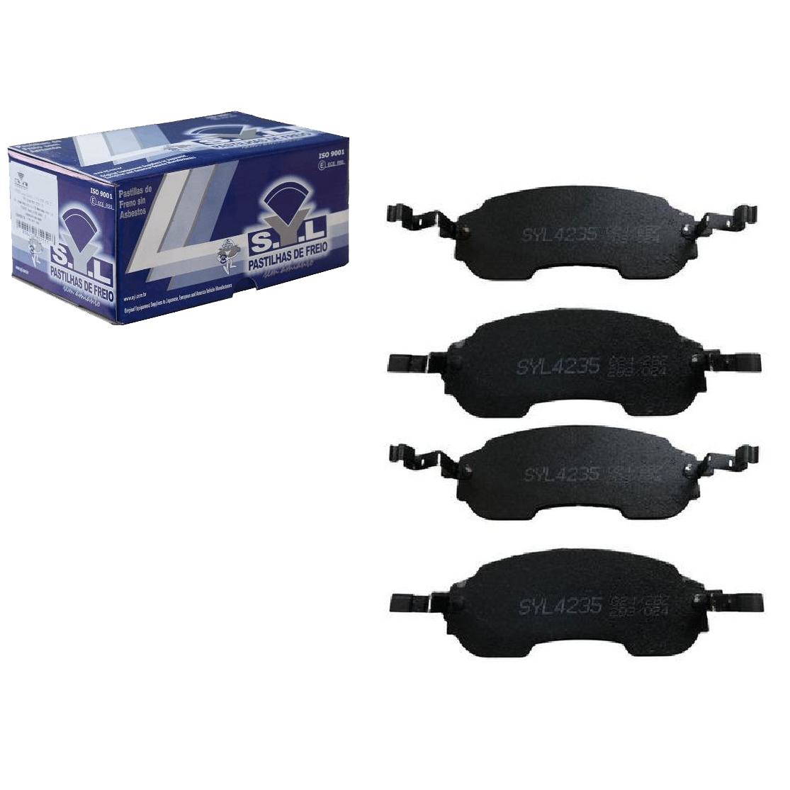 Jogo de Pastilhas de Freio Traseira para Ford Ranger - Syl - 4235
