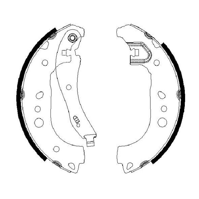 Sapata de Freio para Volkswagen Polo e Virtus - Syl - 209003