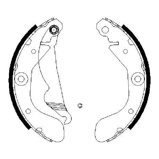 Sapata de Freio para Chevrolet COBALT e Sonic - Syl - 201715