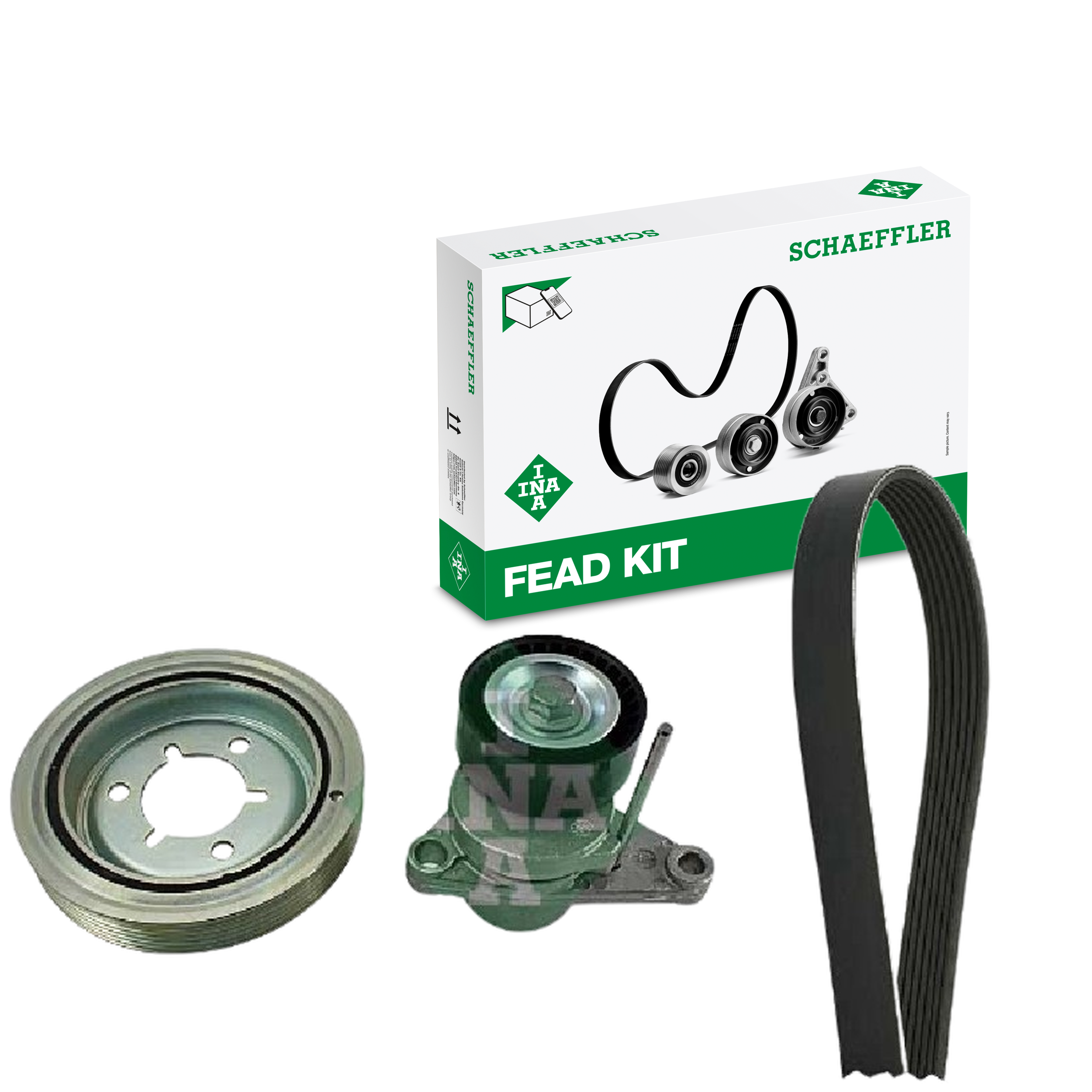 Kit Correia Dentada Sincronizadora com Tensor - INA - 529 0070 10
