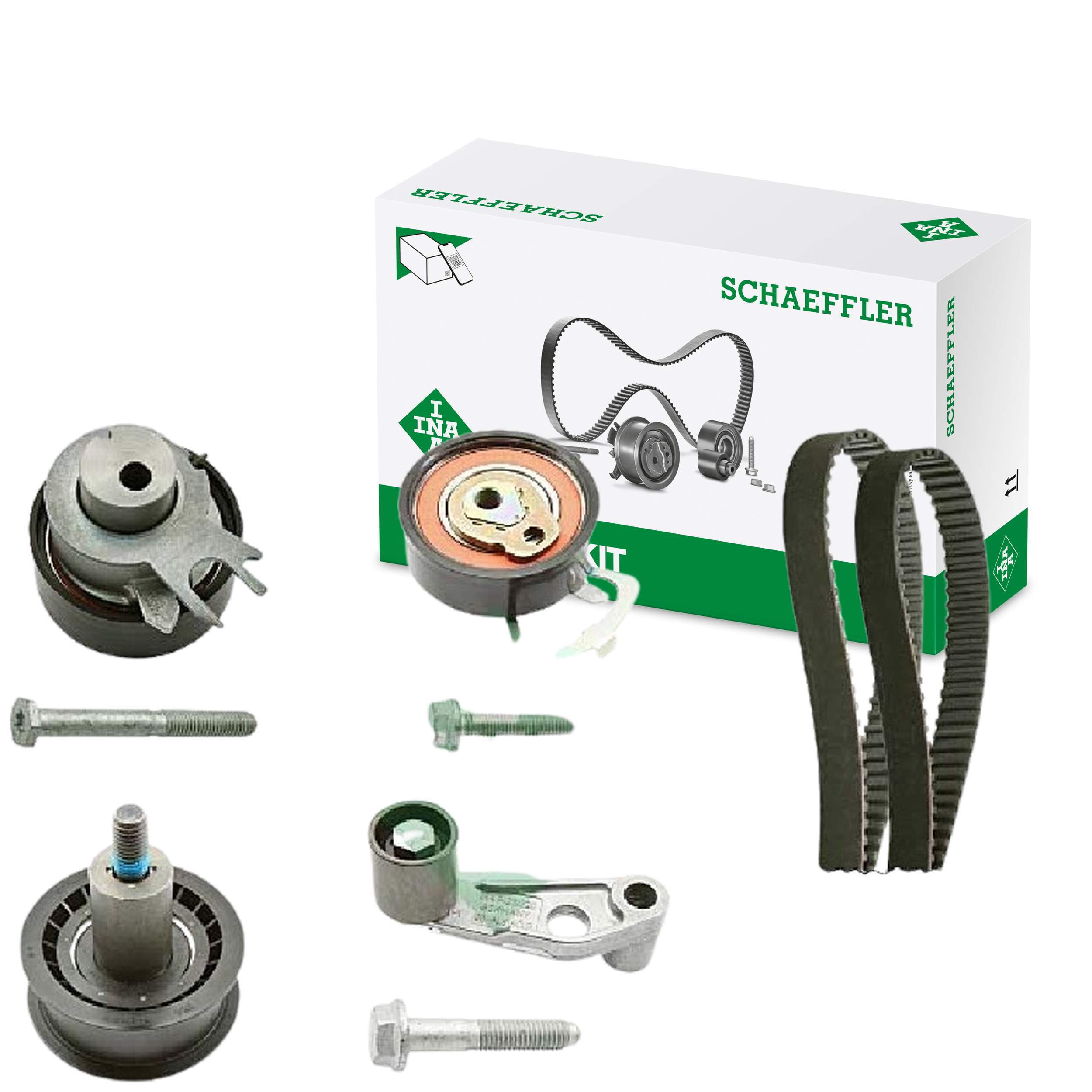 Kit Correia Dentada Sincronizadora com Tensor - INA - 530 0089 10