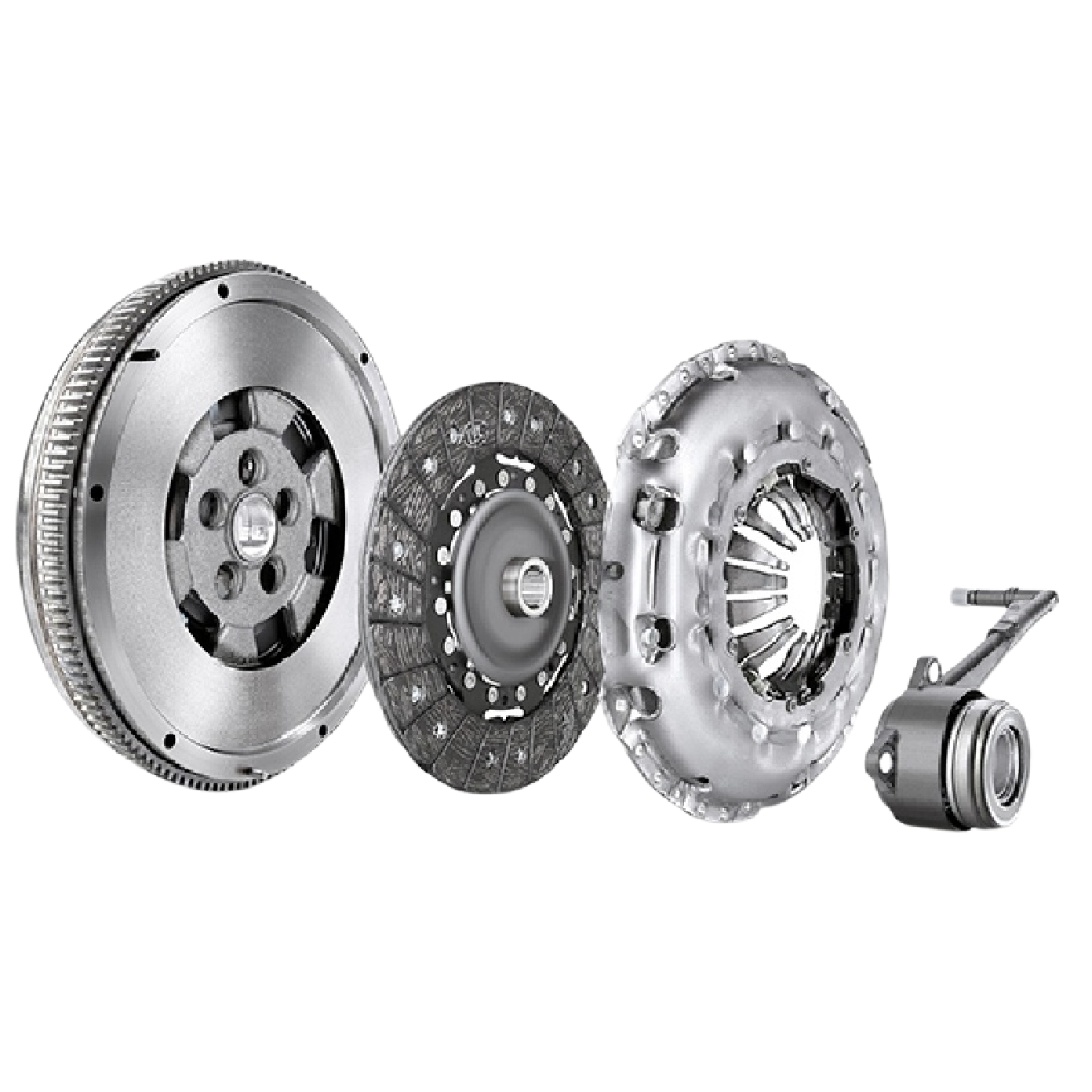 Kit de Embreagem com Volante, Disco, Platô e Atuador para Mitsubishi L200 - LuK - 600 0251 00