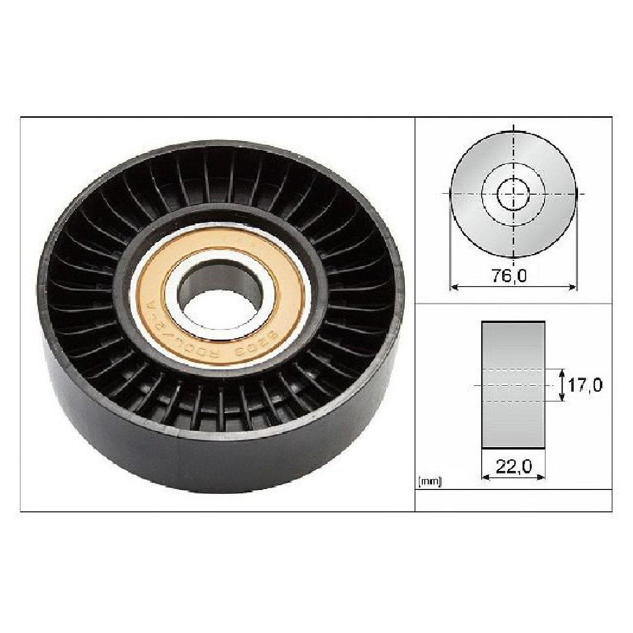 Polia Tensora - INA - 531 0677 30