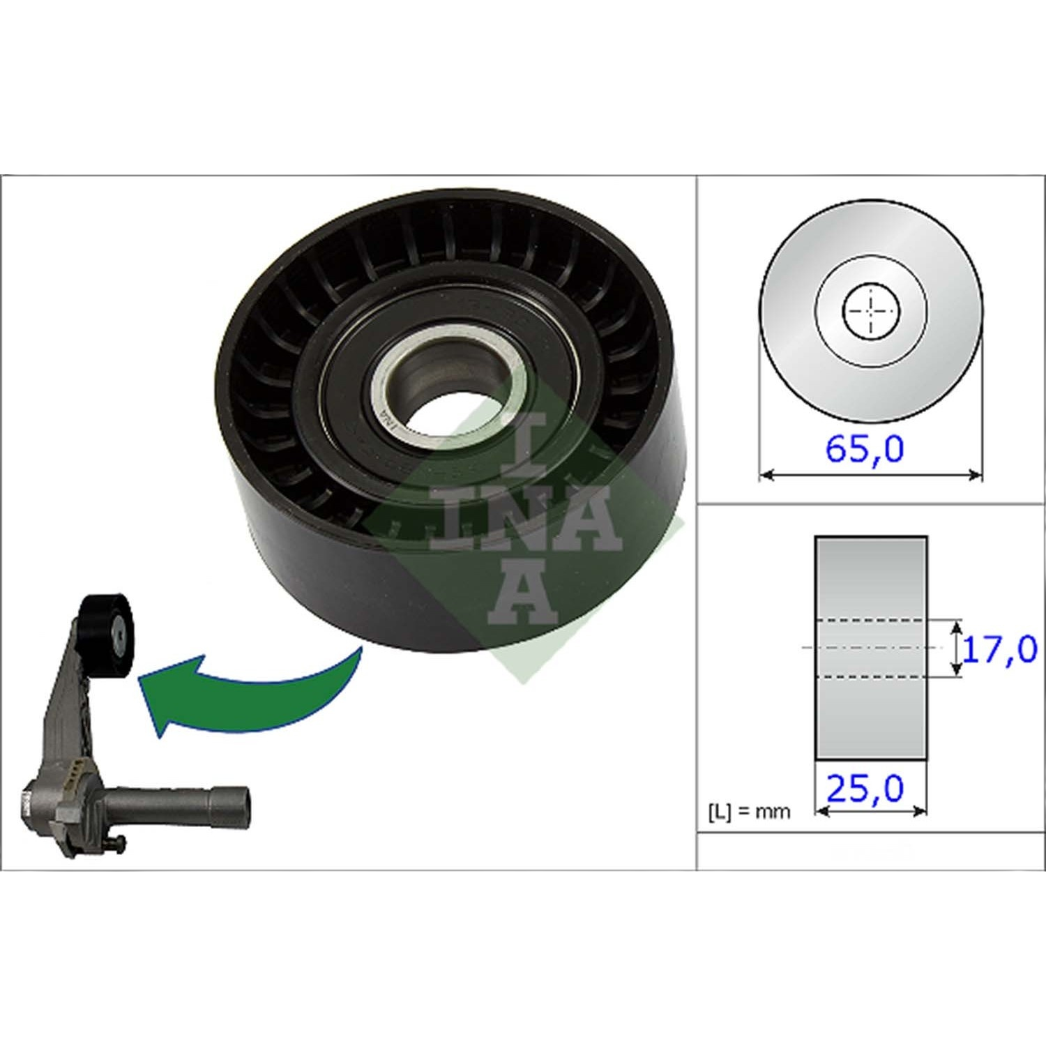 Polia Tensora - INA - 531 0866 10