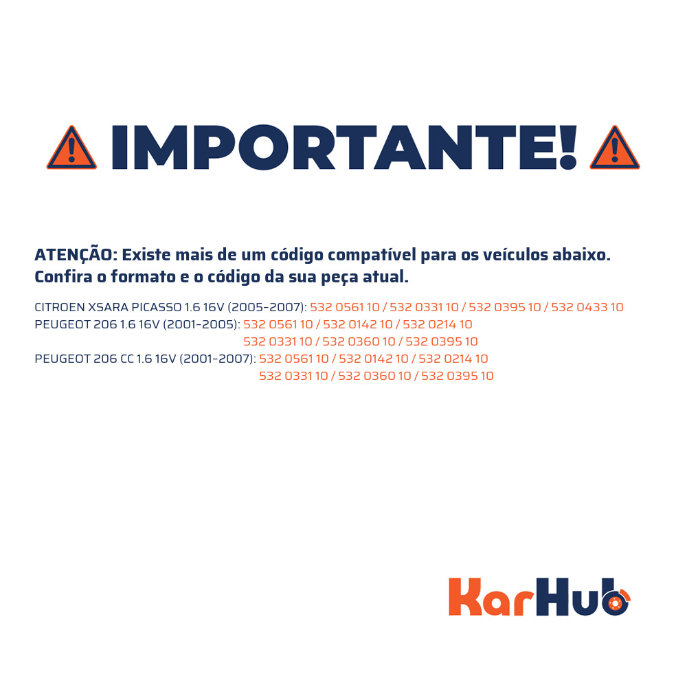 Polia da Correia Dentada - INA - 532 0561 10