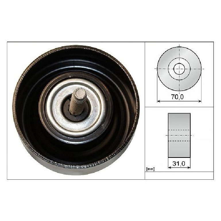 Polia da Correia Dentada para Chevrolet Captiva e Malibu - INA - 532 0614 10