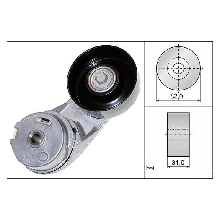 Tensor Correia Alternador para Chevrolet Captiva e Malibu - INA - 534 0372 10