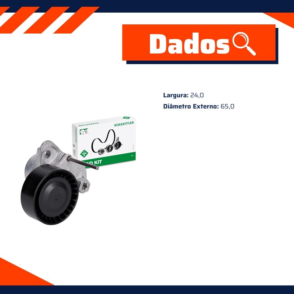 Tensor Correia Alternador - INA - 534 0480 10