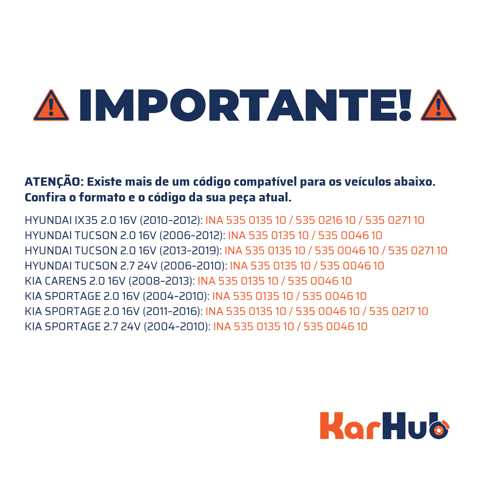Polia do Alternador - INA - 535 0135 10