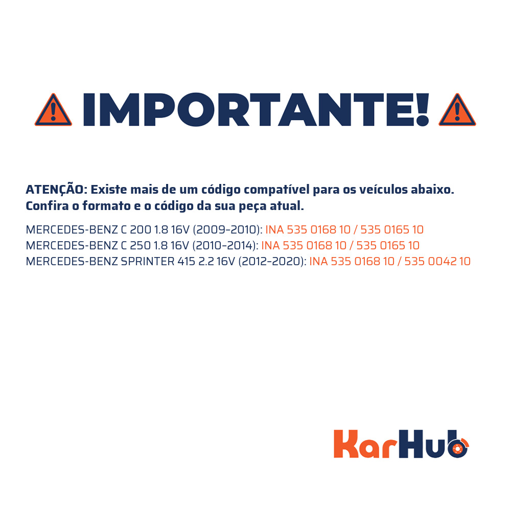Polia do Alternador - INA - 535 0168 10