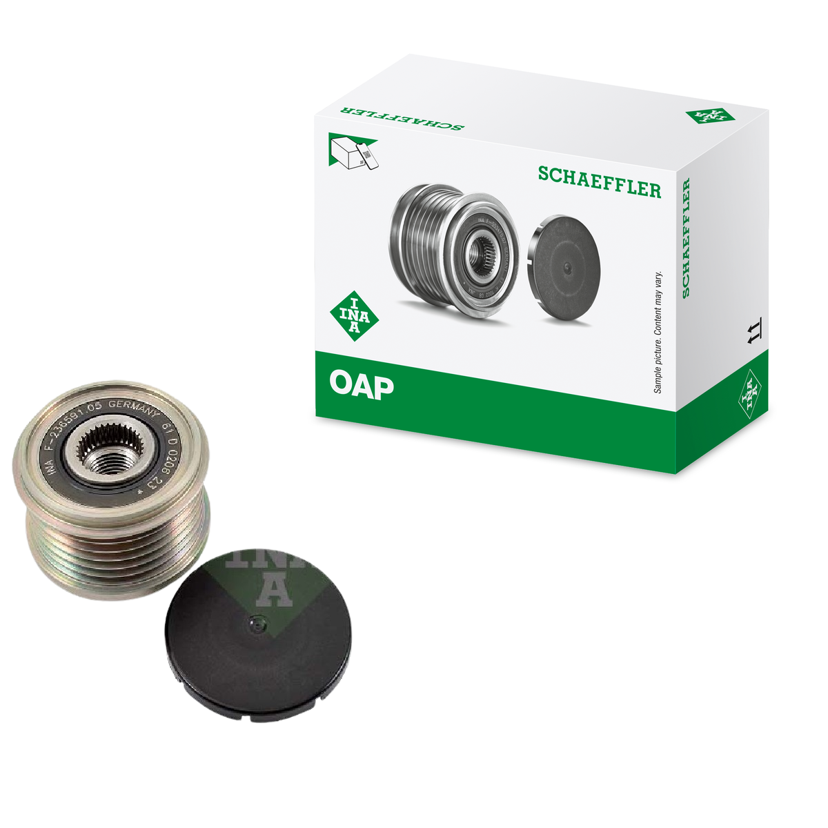 Polia do Alternador para Citroen C4 VTR e Peugeot 807 - INA - 535 0194 10