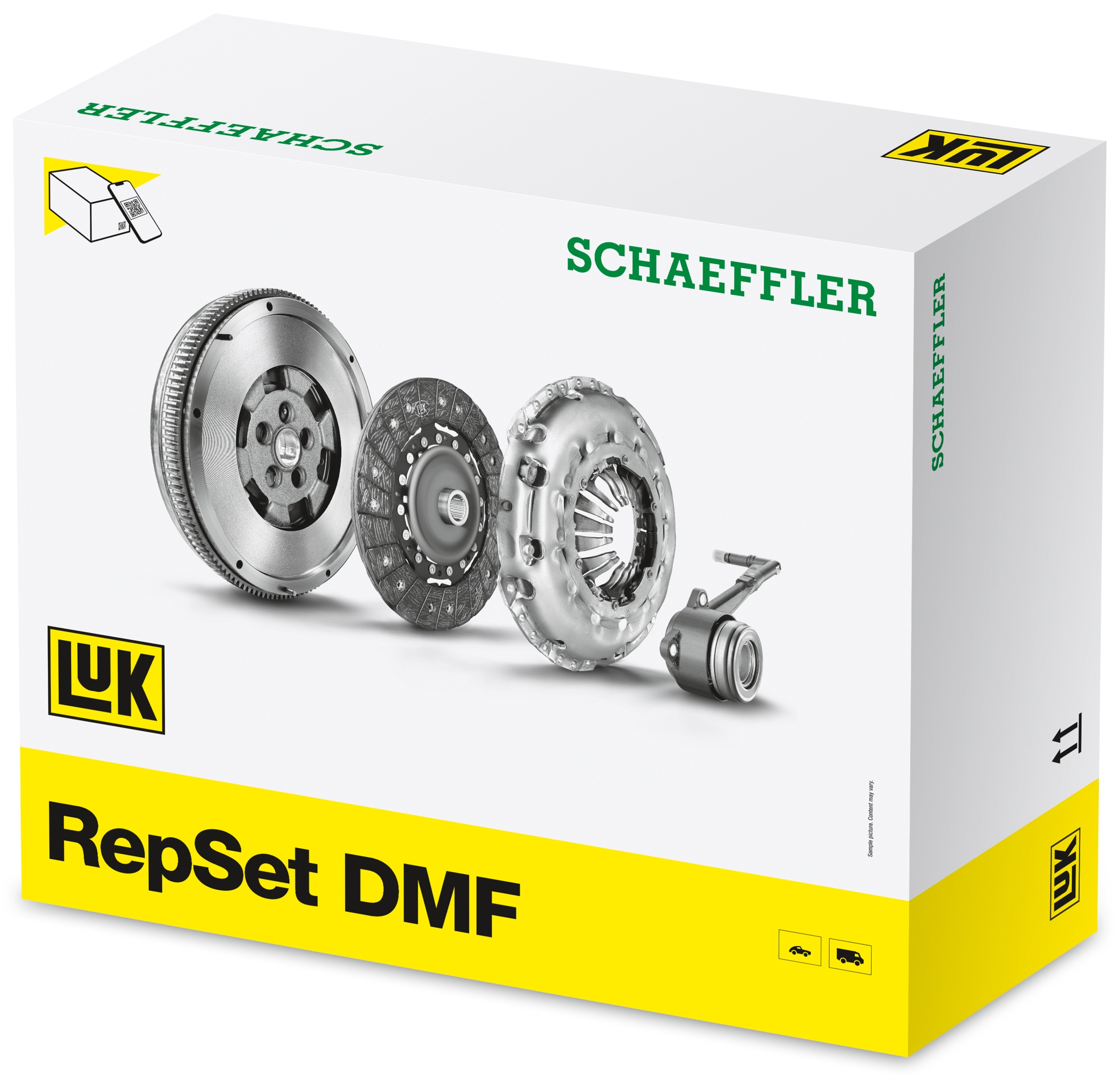 Kit de Embreagem com Volante, Disco, Platô e Rolamento para Audi A3 e Volkswagen Golf - LuK - 600 0006 00