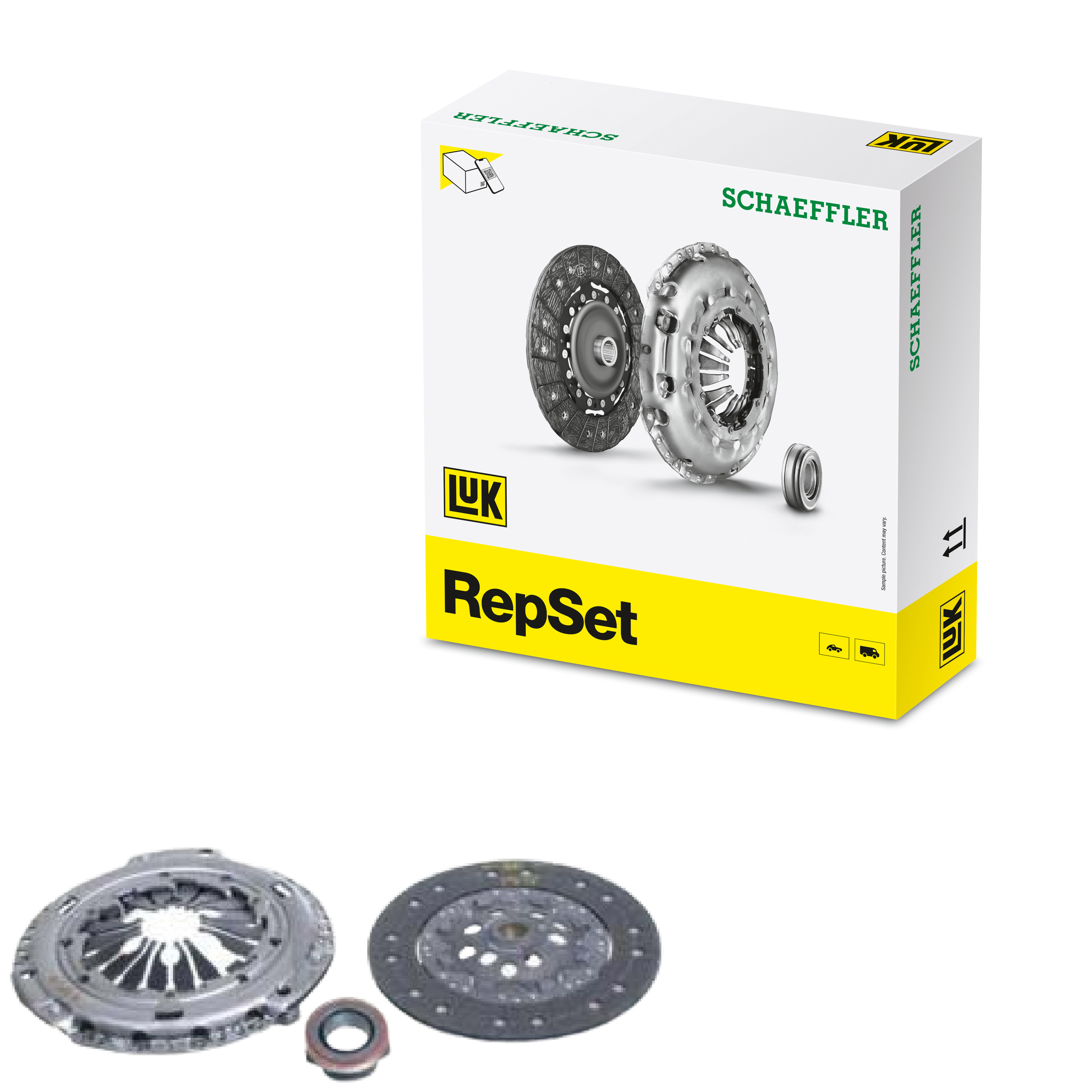 Kit de Embreagem com Disco, Platô e Rolamento para Audi A3 e Volkswagen Golf - LuK - 623 3047 00