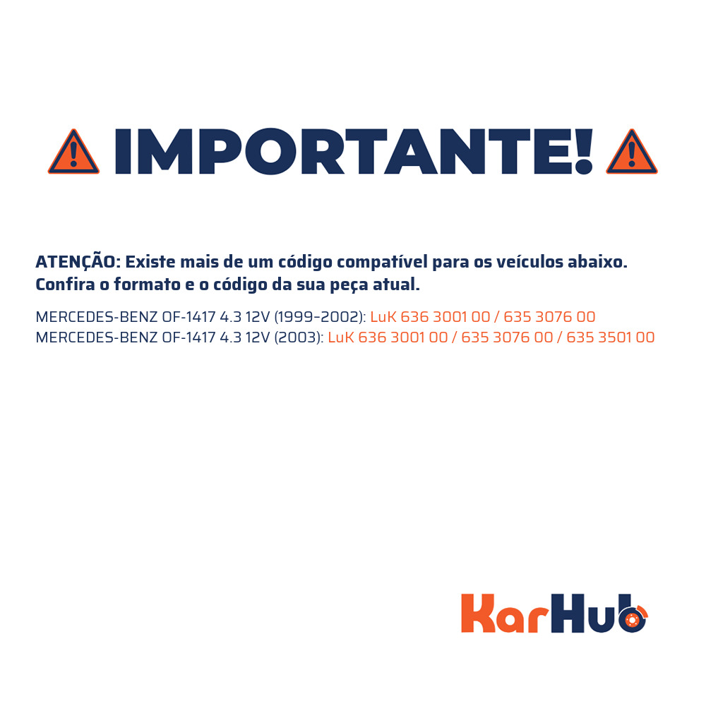 Kit Embreagem - LuK - 636 3001 00