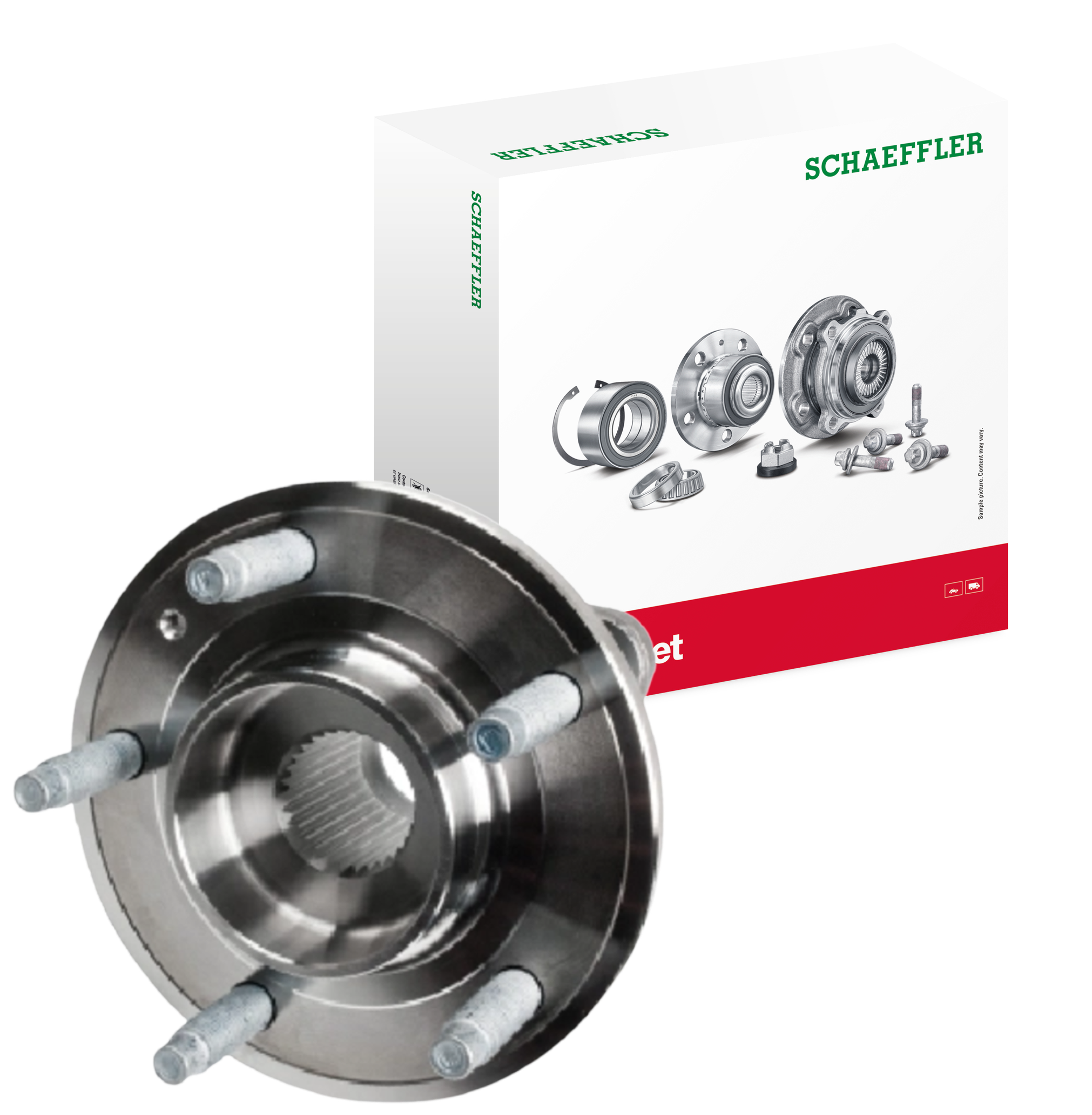 Cubo de Roda Dianteiro Direito ou Esquerdo com Rolamento para Chevrolet Cruze - FAG - 713 1152 10