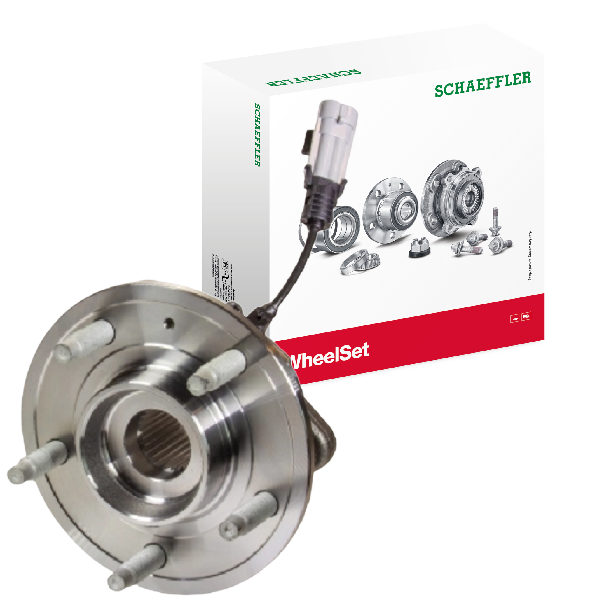 Cubo de Roda Dianteiro Direito ou Esquerdo com Rolamento para Chevrolet Captiva - FAG - 713 1334 10